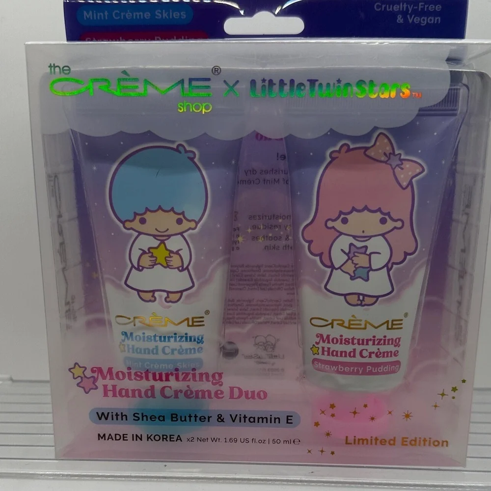 x Little Twin Stars Skincare and makeup bundle.